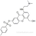 8 - (((2- (diéthylamino) éthyl) amino) -5- (hydroxy méthyl) -9-oxo-9H-xanthène-2-yl 4-méthylbenzènesulfonate CAS 86456-22-6
